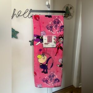 NEW PowerPuff Girls Throw Blanket 50”x70” Mojo Jojo HIM Sedusa